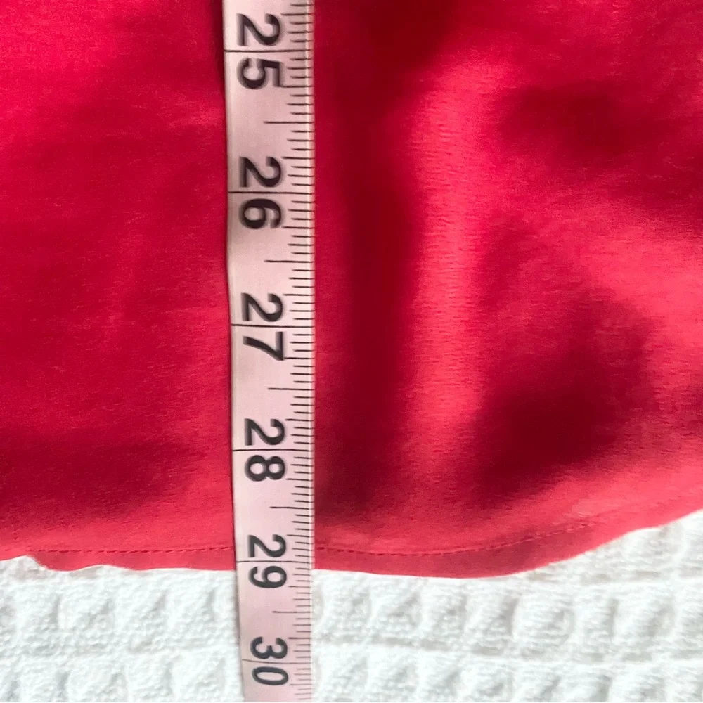 J. Crew red cap sleeve Blouse size 4T
